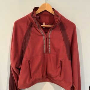 Free People Fp Movement SO Fly half zip crop jacket size M